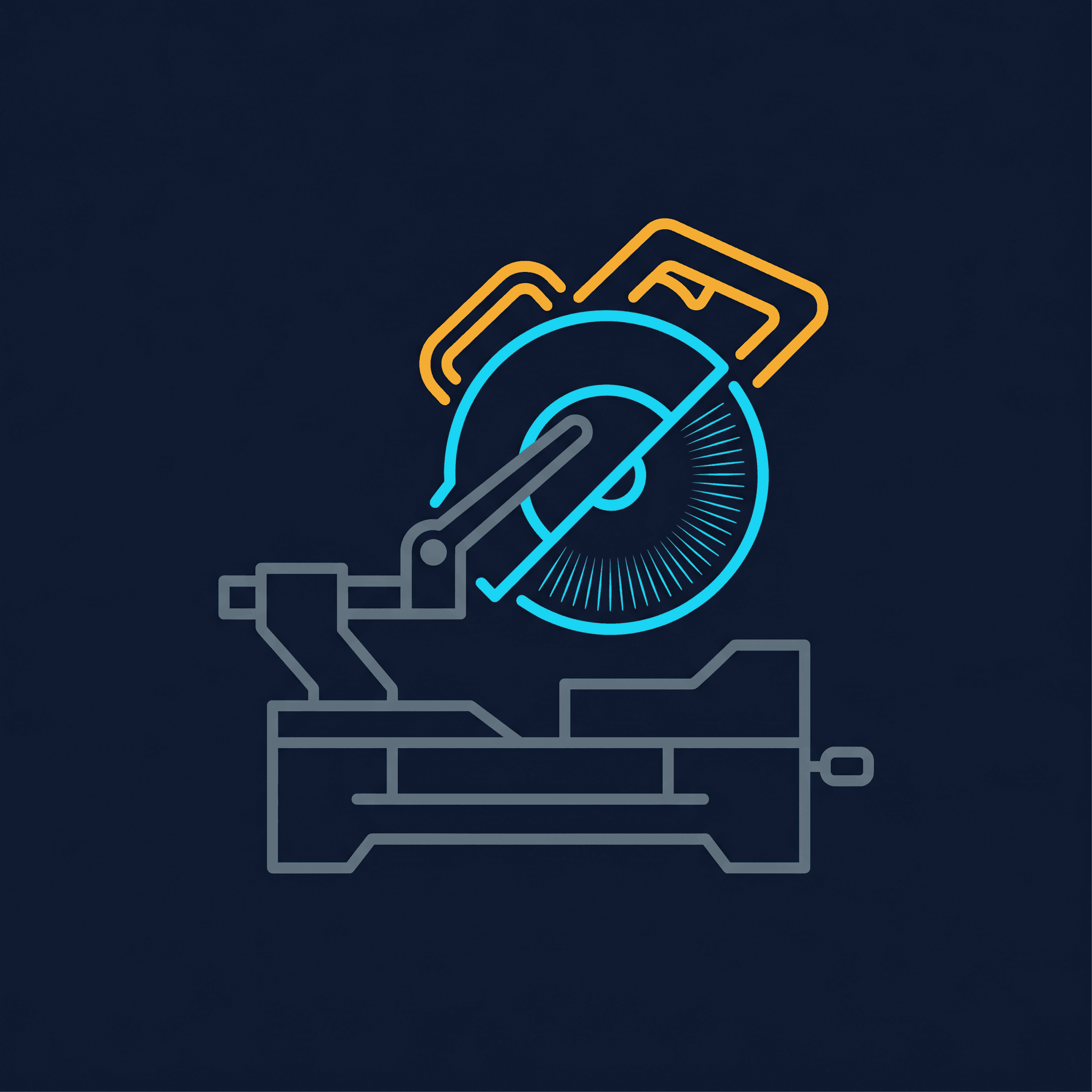Miter saw icon