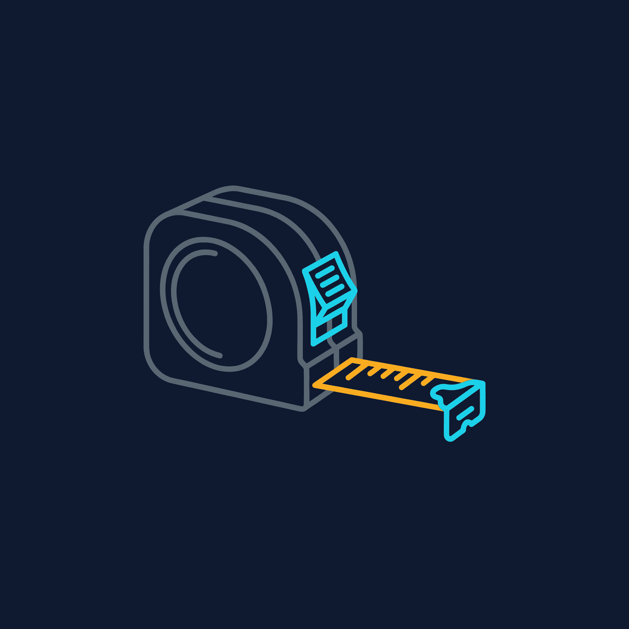 Tape measure icon